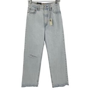 Levi's high-rise Ribcage Straight Ankle Jeans Classic Denim Size 26x27 26 x 27
